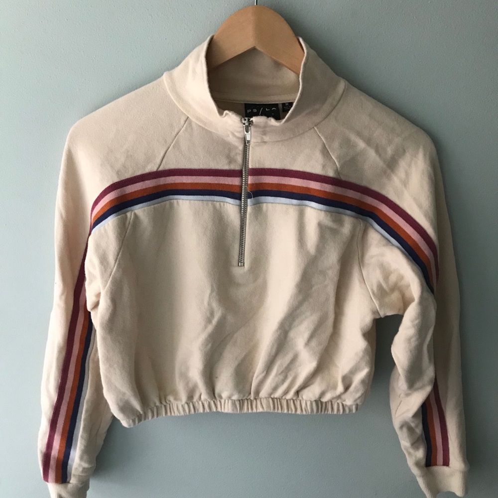 Pacsun pastel yellow sweatshirt